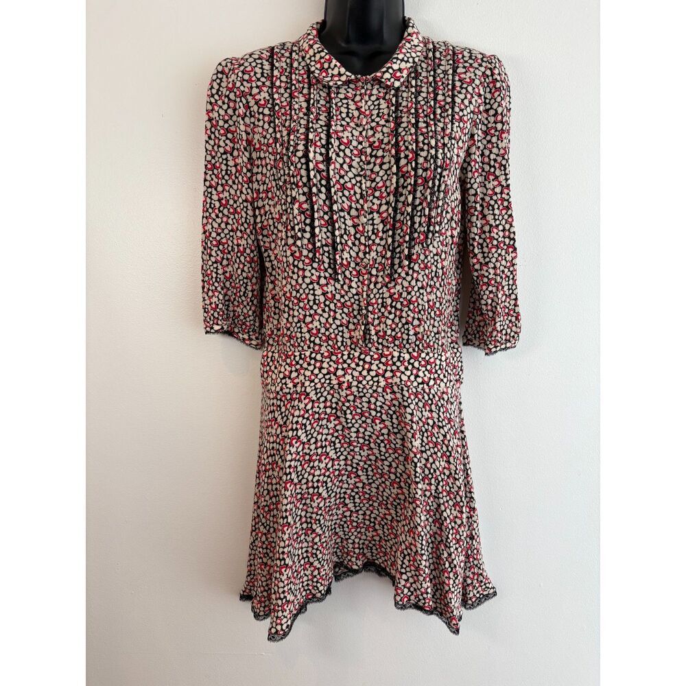 Zadig & Voltaire Raspail Print Dress Size Medium - Picture 2 of 7